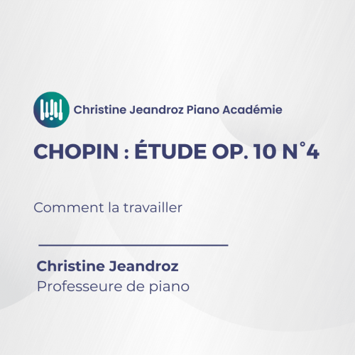 Chopin Étude opus 10 n°4