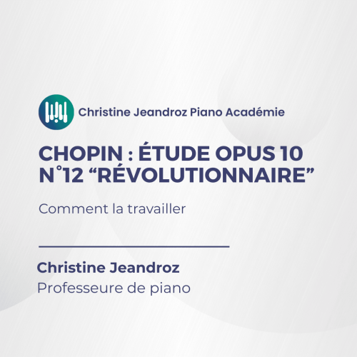 Chopin Étude opus 10 n°12 "Révolutionnaire"