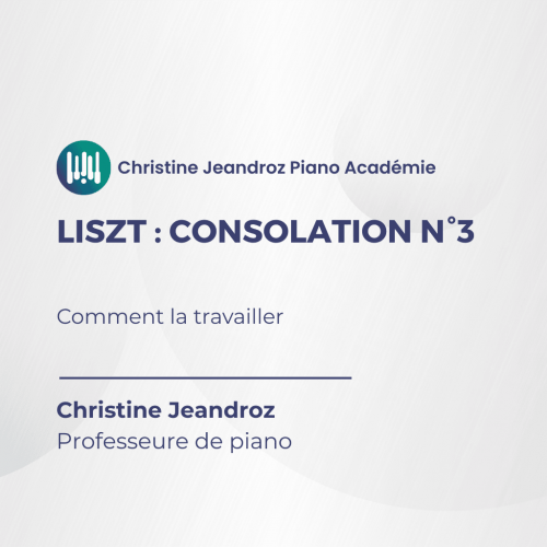 Liszt Consolation 3