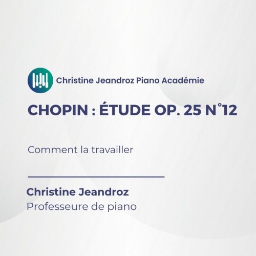 Chopin Étude opus 25 n°12