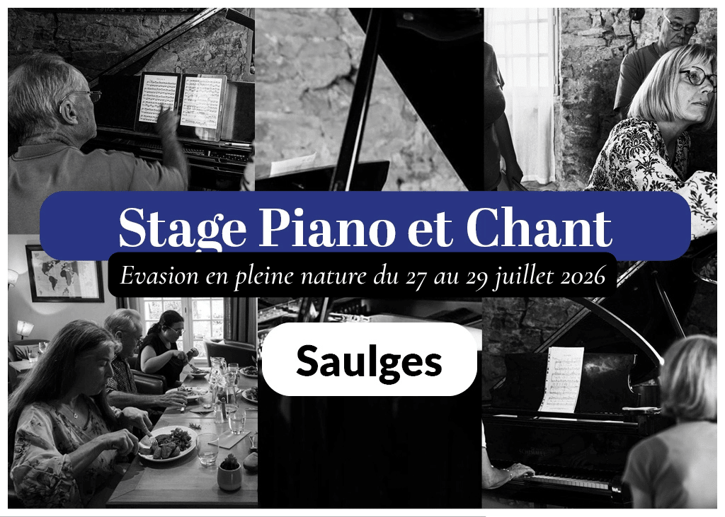 Stage de piano adulte 2026